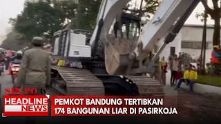 Pemkot Bandung Tertibkan 174 Bangunan Liar Di Pasirkoja