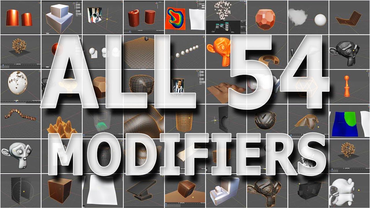 hvile affældige skål All 54 Modifiers in Blender Explained in 10 Minutes - YouTube