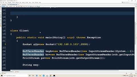 Lecture 27.3: Multithreaded Reverse Echo Server in Java | [Abdul Bari] Java Course