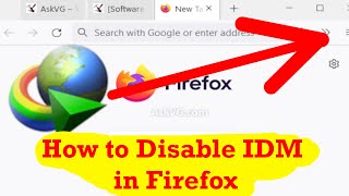 how to disable idm in mozilla firefox || internet download manager extension