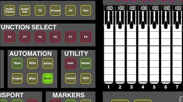 DAW Control Surface Emulator on iPad
