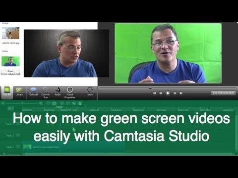 camtasia 8 green screen