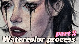 Part 2 Watercolor Painting Process