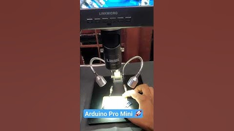 Arduino Pro Mini Under Microscope | Arduino Pro Mini Programming Code | Arduino Pro Mini 3.3V