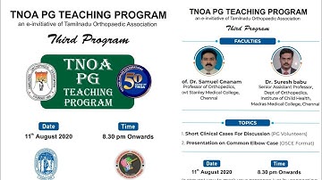 03rd TNOA PG Teaching Program: ELBOW - Short Cases