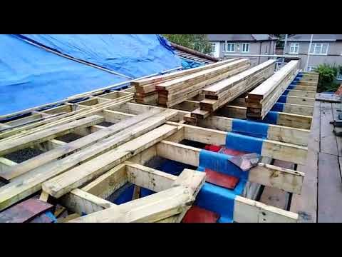 Cum se face un acoperiș dim lemn .