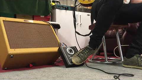 Toneking Ironman II Mini attenuator with Fender 5e3 Tweed Deluxe Cranked