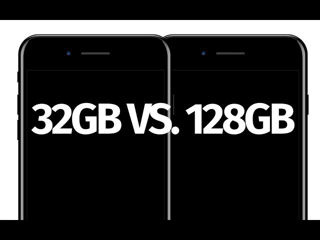 What is the difference between iPhone 7 32gb vs. 128gb - iPhone 7 Plus 32gb vs 128gb