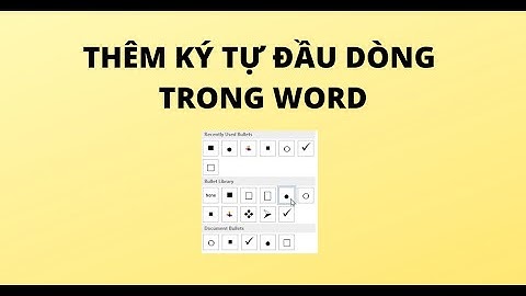 Dấu mũi tên ở đầu dòng trong word là gì năm 2024