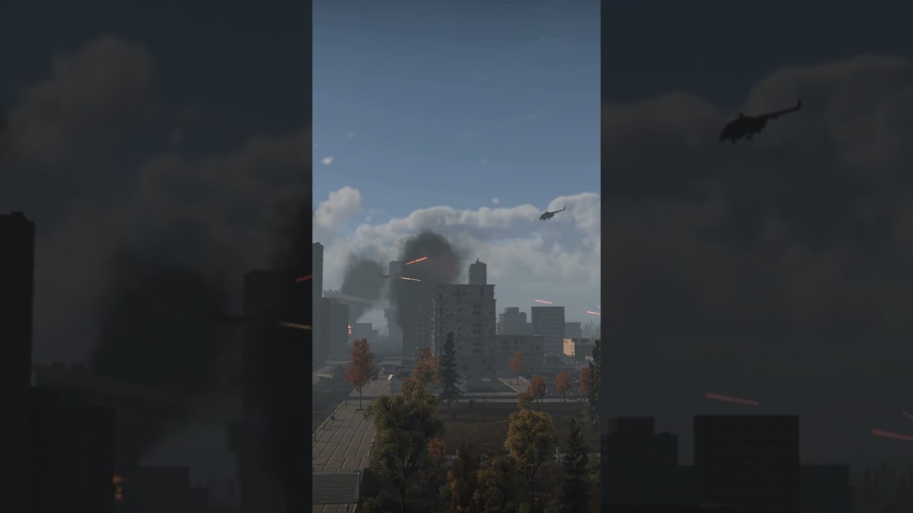 HELICOPTER AMBUSH | MANPADS VS GUNSHIP URBAN WAR 🔥