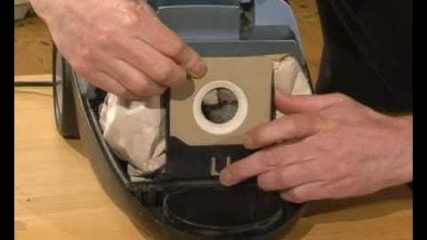How to change vacuum bags on your vacuum cleaner.