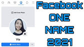 Easy Quick Way To Change Facebook Name To Single Facebook Neree Neg Bolgoh Iphone 2020 Youtube