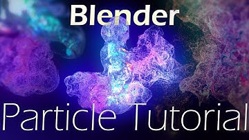 Blender particle simulation tutorial: Smoke Flow & Particles