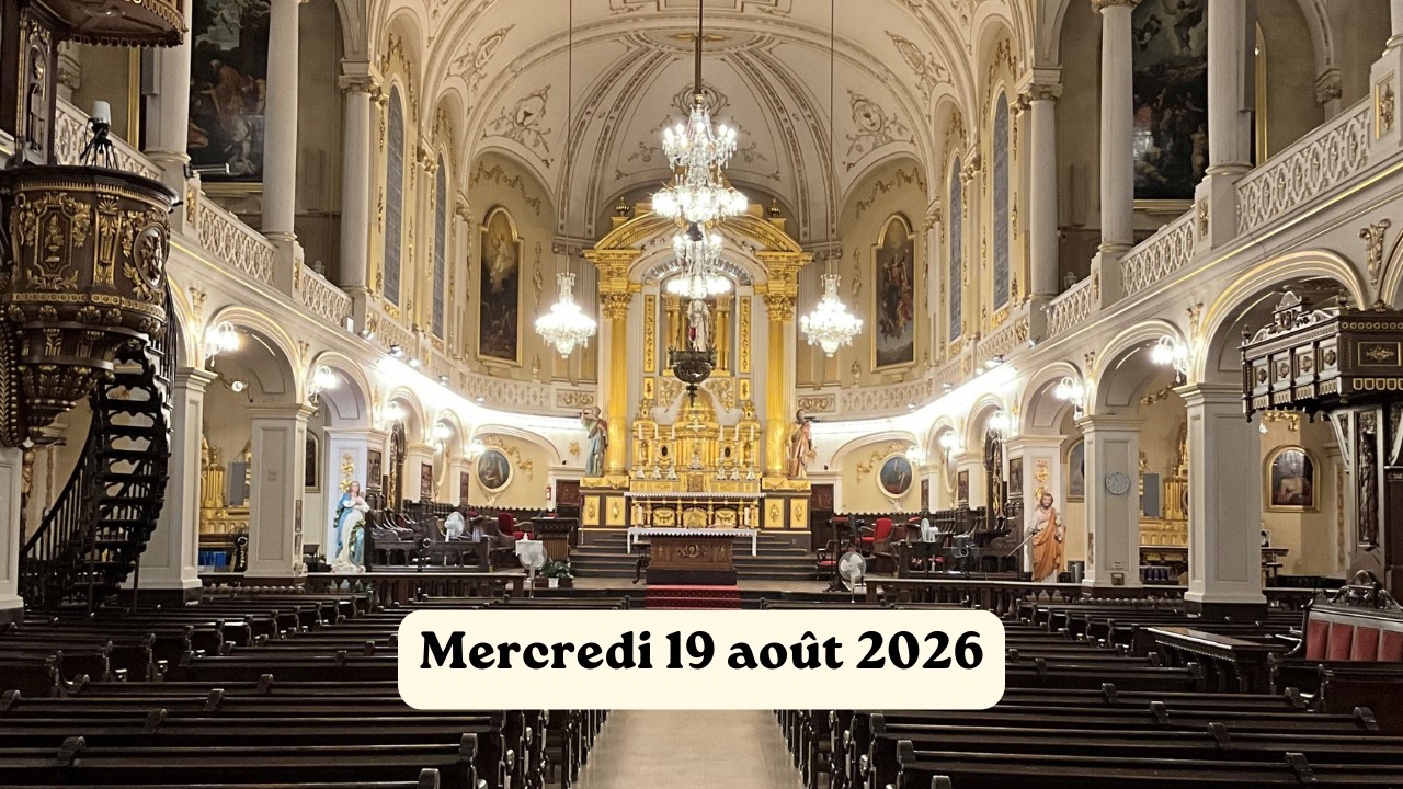 Messe du mercredi 19 août 2026