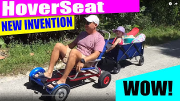 HoverSeat use for kids transportation to the beach.