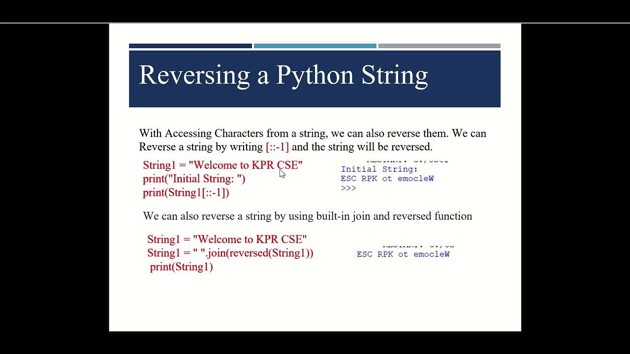 Formatting of Strings - YouTube