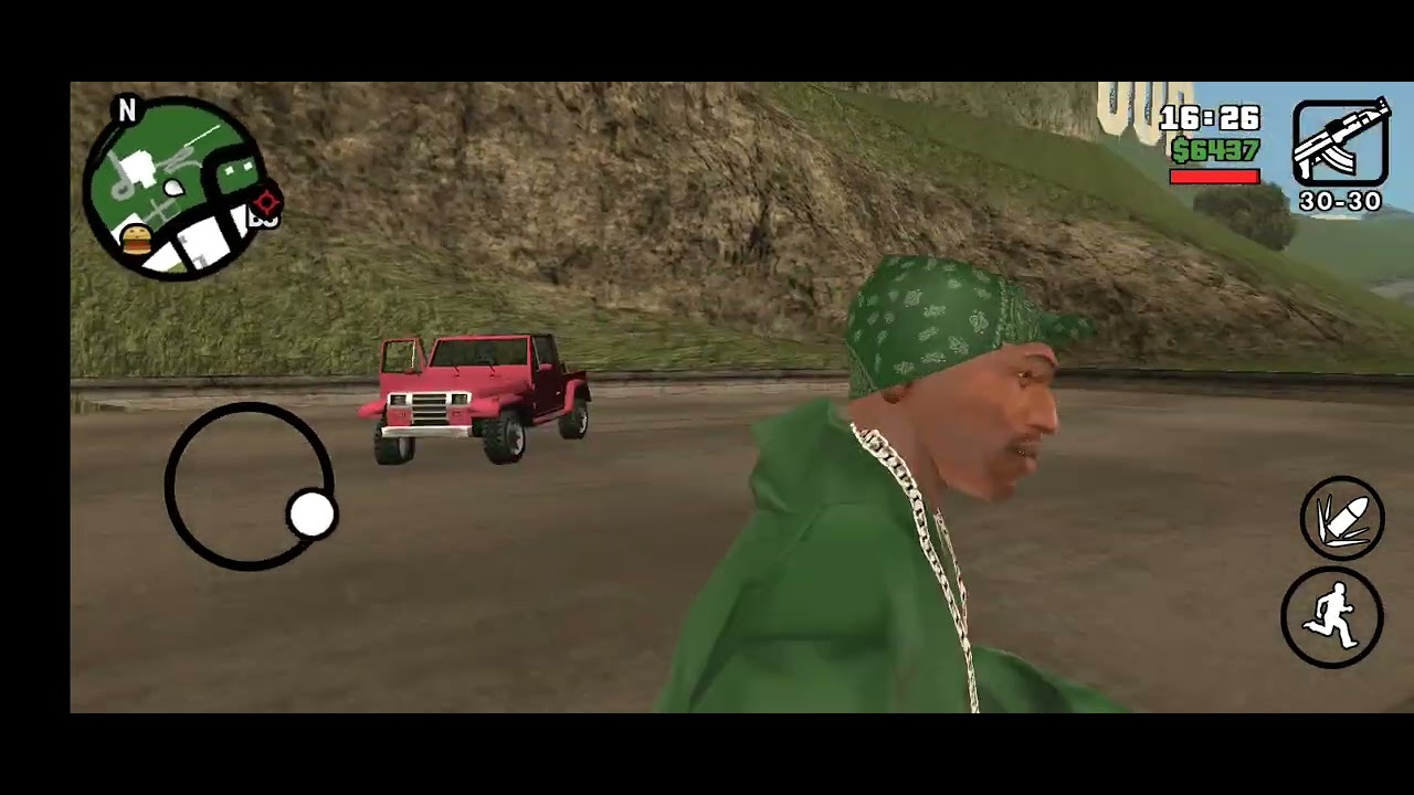 GTA San Andreas Gameplay- Cj upped the score GS sliding part .3 