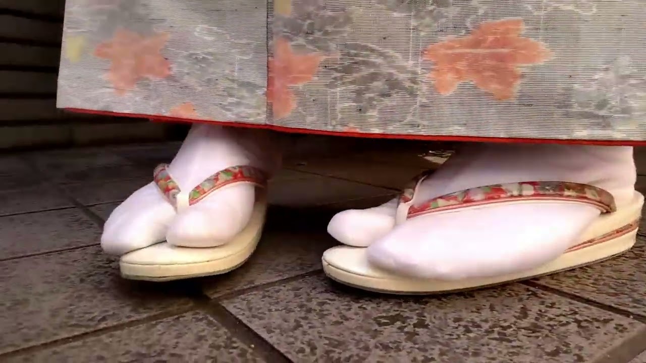 きゃらこの白足袋動画（正絹紬・福助足袋）2026/1/28