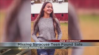 UPDATE: Missing Syracuse teen found safe