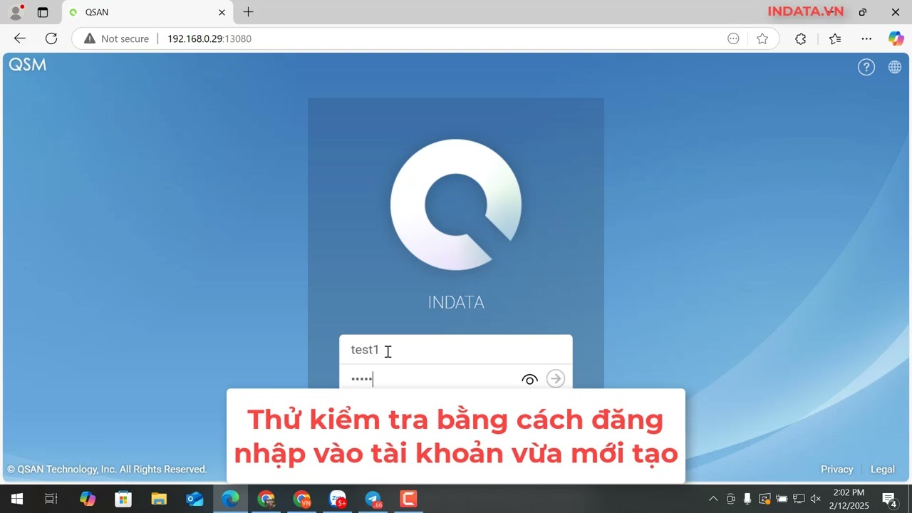 Hướng dẫn tạo tài khoản và nhóm người dùng trên QSAN XCubeNAS