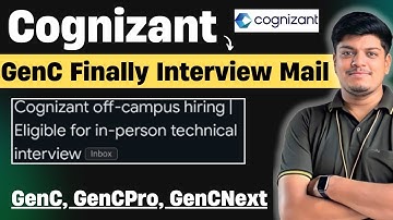Cognizant Technical Interview Mail | Cognizant GenC Interview Update | Fill Survey Form |2024 Hiring