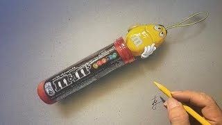 How to draw realistic m&m’s 