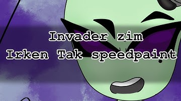 Invader zim Irken Tak speedpaint