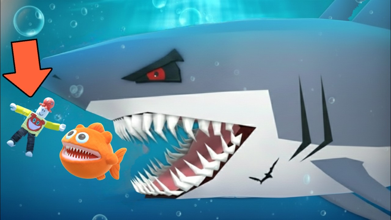 深海に潜って巨大魚を捕まえるロブロックス【 Roblox 】