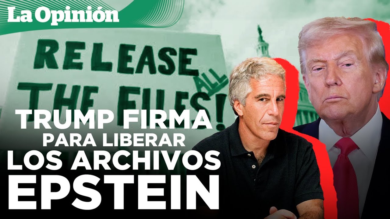 Trump firma ley que ordena la publicación de los archivos Epstein / La ...