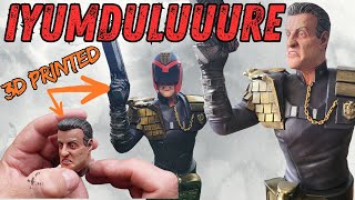 I Am The Law Judge Dredd 3D Print Stallone