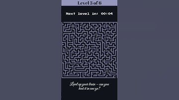 Maze Puzzle Brain Game: Can You Solve 6 Hard Levels Fast?
