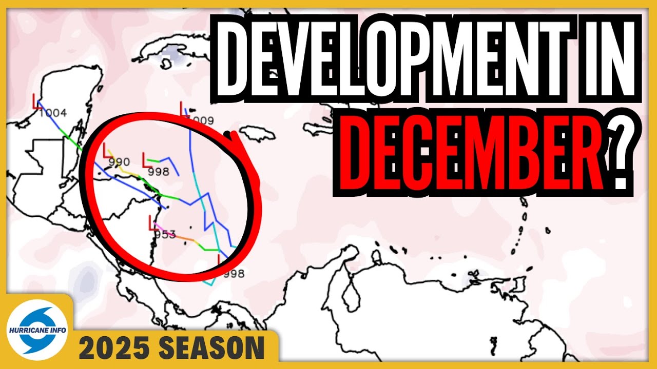 Cyclone in December? Weather models project the formation of a low-pressure system in the Caribbean