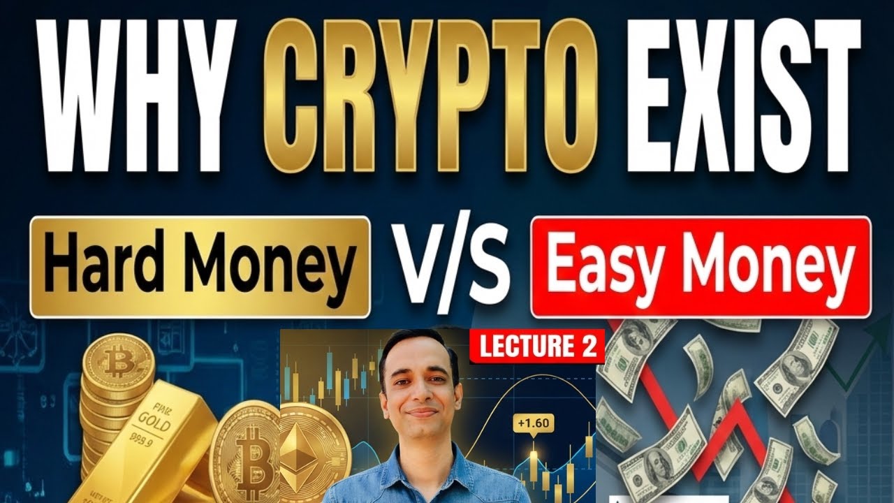Functions of Money Explained 💰 | Hard Money vs Easy Money (Why Crypto Exists)