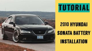 How to Install a 2010 Hyundai Sonata Battery | Step by Step