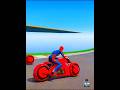 SPIDER-MAN BIKE RACING 🎮💀 #gaming  #shorts #gta5