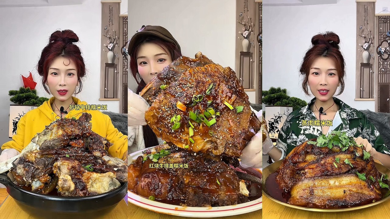 【ASMR】【MUKBANG】DELICIOUS DINING PROGRAM | HOMEMADE CHINESE FOOD | 食べる | 吃播 #咀嚼音