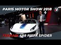 Ferrari 488 Pista Spider - #ParisMotorShow2018