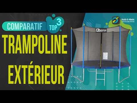 Vidéo: Trampoline Avec Filet Pour Résidence D'été : Comment Choisir Un Trampoline Extérieur ? Évaluation Et Avis Du Modèle