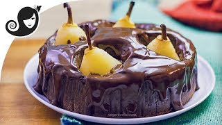 Pear Chocolate Cake Recipe - Eggless Chocolate Cake in Pressure Cooker [baking option] by Veganlovlie - Vegan Fusion-Mauritian Recipes 12,511 views 5 years ago 11 minutes, 22 seconds