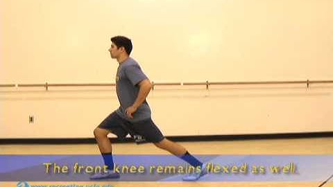 BruinStretch - Static Lunge Standing, UCLA