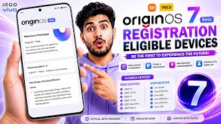 OriginOS 7 Beta Registration: Eligible Devices and Dates screenshot 5