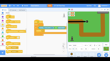 how  to make Tower Defence game on Scratch (part 4)