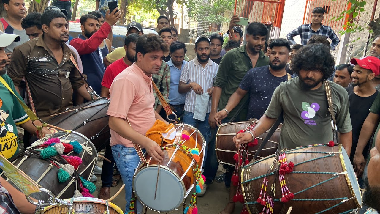 🪽Tha Best Dholi players in this video 🪽⚡️Jahangirpuri pagadi Rasam 22/09/24 ⚡️