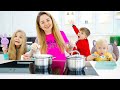 Diana Y Roma Jugando Y Cocinando Con Mamá Colección De Videos Para Niños