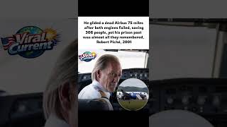 He glided 75 miles with no engines, saved 306 peoples. ✈️🛬 #AviationMiracle #TrueStory