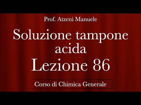 Video: Qual è il ph della soluzione tampone ammoniacale?