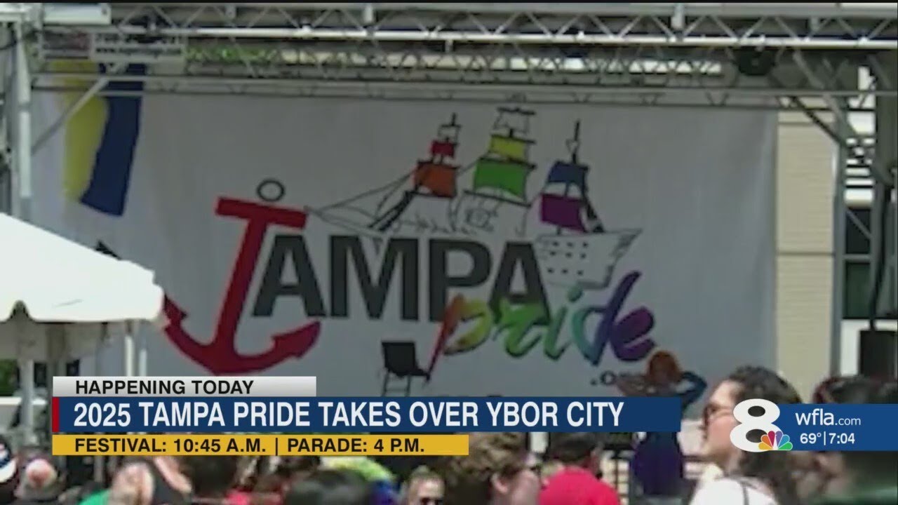 2025 Tampa Pride taking over Ybor City