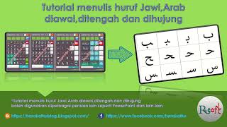 Tutorial menulis huruf Jawi,Arab diawal,ditengah dan dihujung Tutorial menulis huruf Jawi,Arab diawal,ditengah dan dihujung