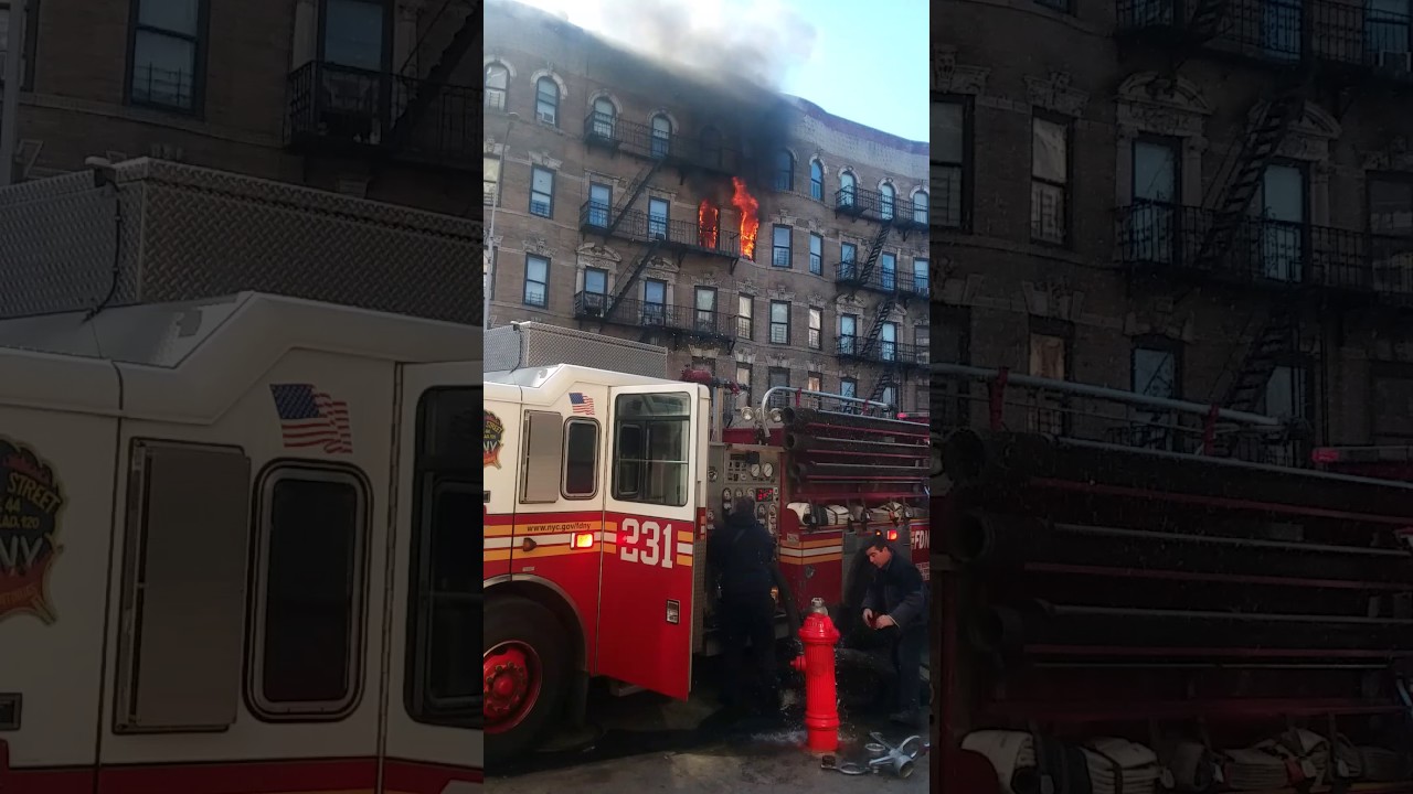Fire in Brownsville Brooklyn YouTube