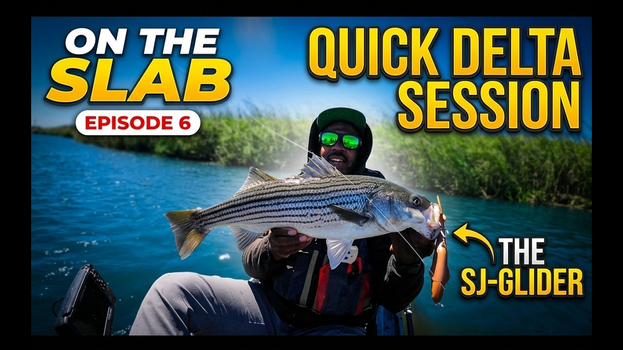 Quick fishing session on the California delta with the Slabzone Lures SJ-Glider. (ON THE SLAB EP6)